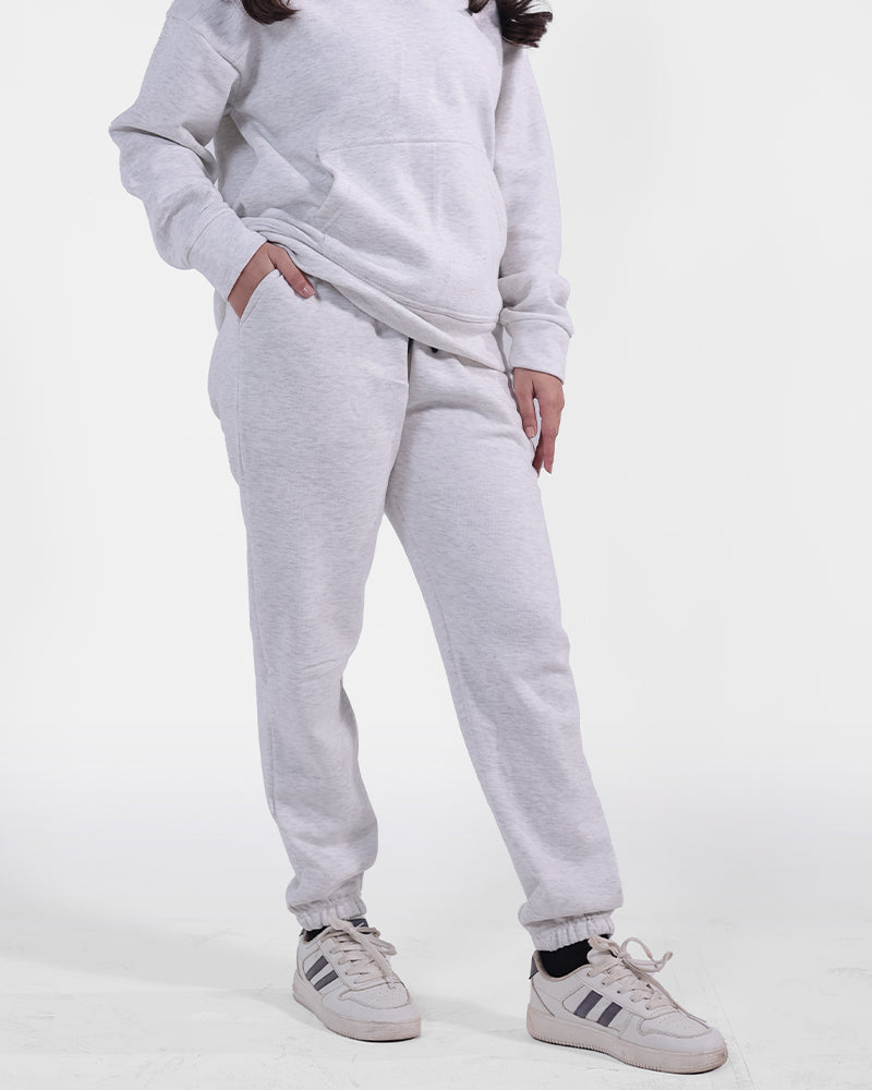 COZY SWEATPANTS - WHITE