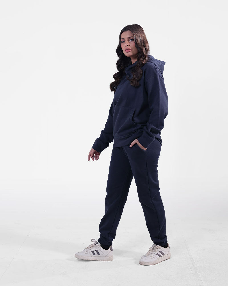 COZY SWEATPANTS - NAVY BLUE