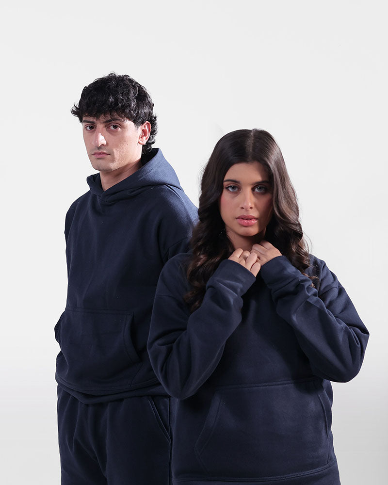 COZY HOODIE - NAVY BLUE